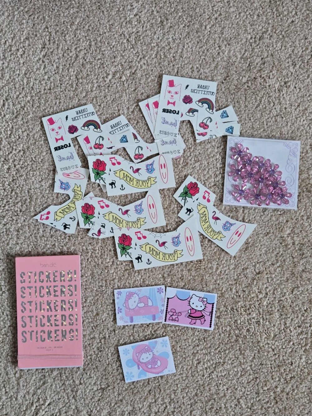 Stickers/ temporary tattoos bundle
